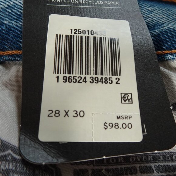 Levi's 501 Jeans Women's Size 28x30 Blue Denim Button Fly Straight Leg - Picture 10 of 12